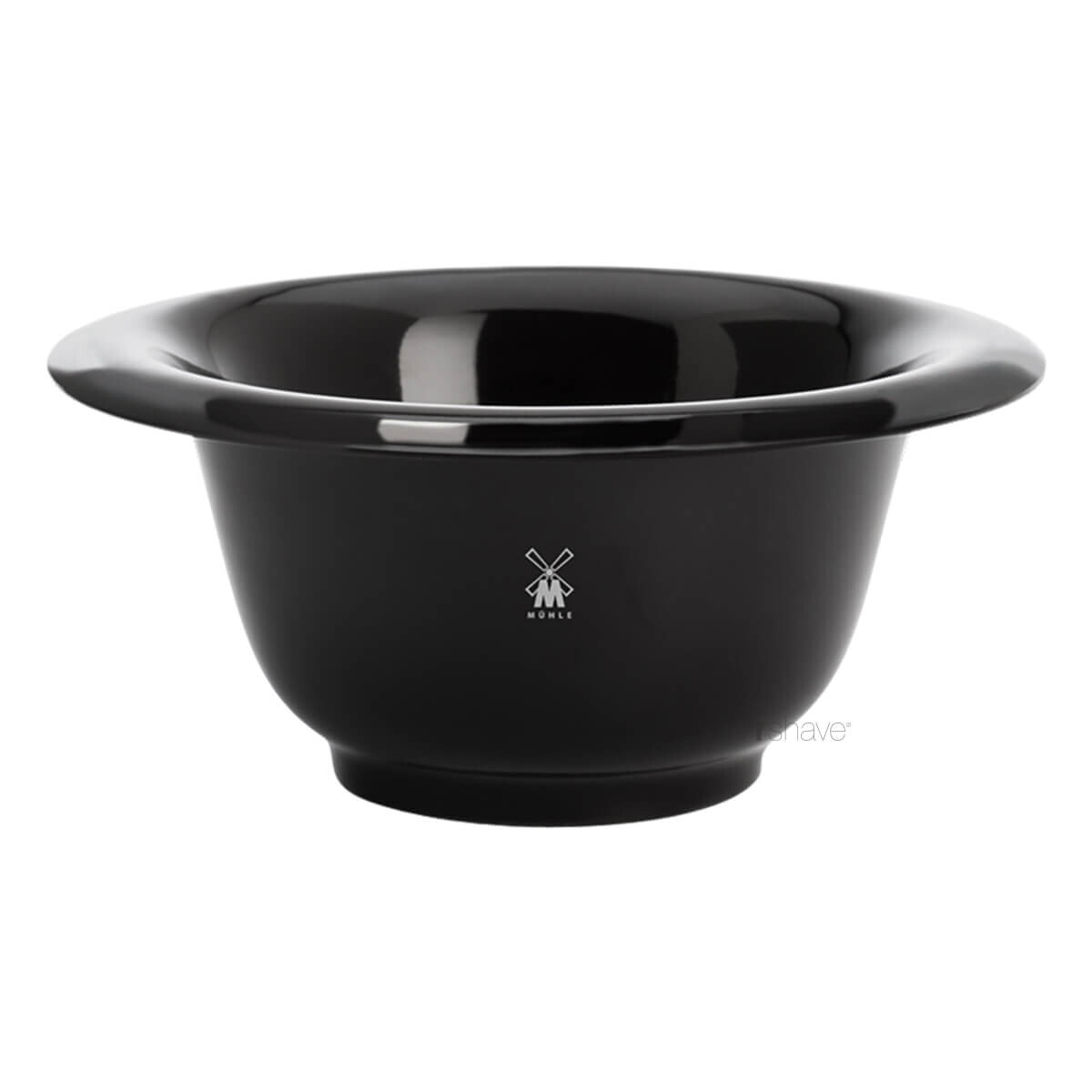 Mühle Barberskål i Porcelæn - Sort Ø12 cm til Barbering