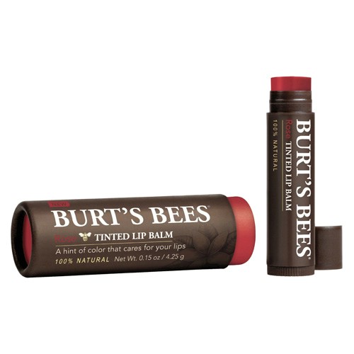 Burt   Bees Lip Balm Farvet Rose  Bull     25g
