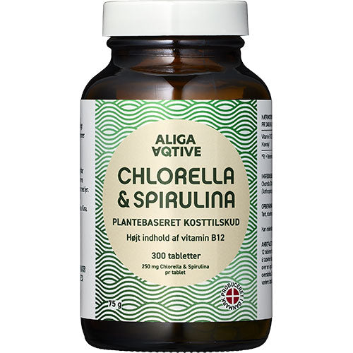 - Veganskaliga Aqtive Chlorella   Spirulina Tabletter