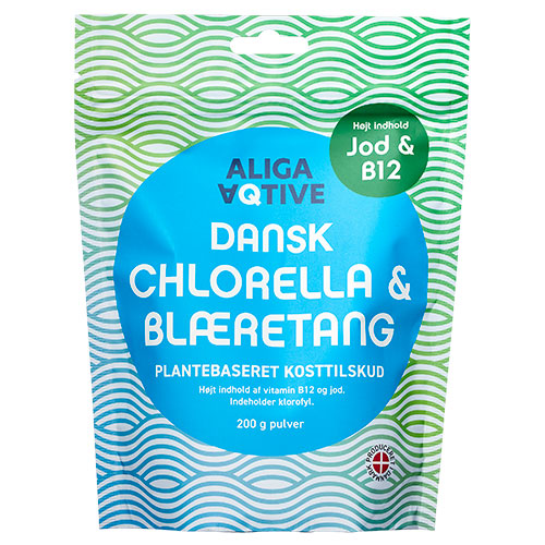 - Veganskaliga Aqtive Dansk Chlorella   Blæretang