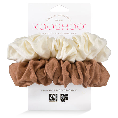 Kooshoo Hår Scrunchie Cappuccino Plastikfri   Stk