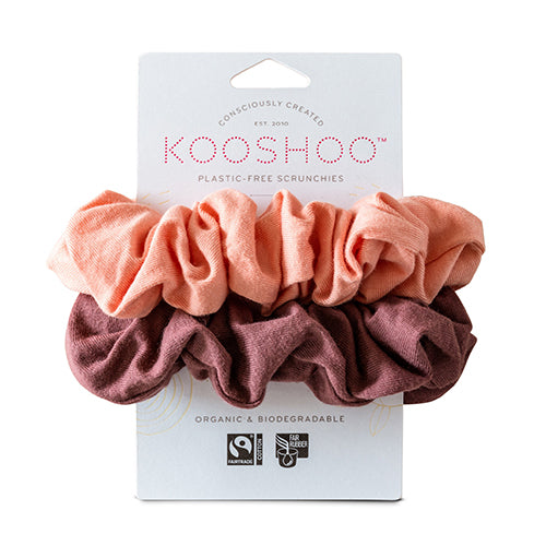 Kooshoo Hår Scrunchie Coral Rose   Stk