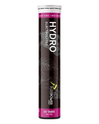 Pure Power Hydro Elektrolytter Røde Bær 20 Tabs