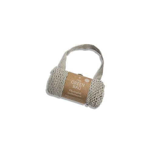 The Green Bag Indkøbsnet Af økologisk Bomuld Grå