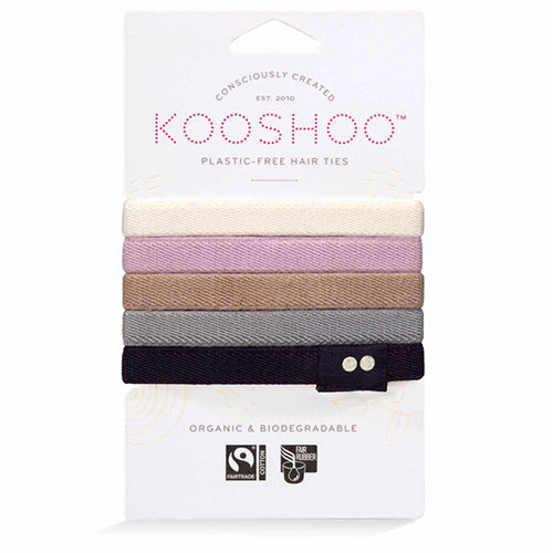 Kooshoo Hårelastikker Silver   Stk