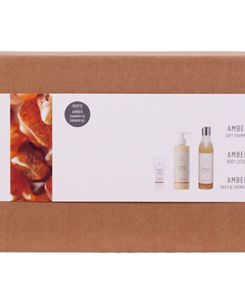 Naturfarm Gaveæske Amber Body Lotion  Shower Gel Og Shampoo