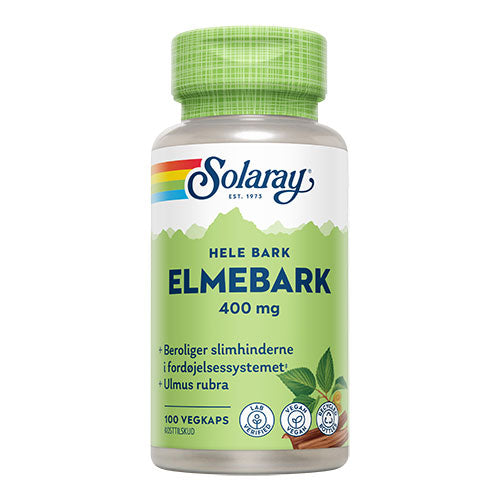 - Vegansksolaray Elmebark 400 Mg
